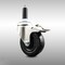 Service Caster 4 Inch 316SS Soft Rubber Swivel 7/8 Inch Expanding Stem Caster Lock Brake SCC SCC-SS316TTLEX20S414-SRS-78 - alternate 1